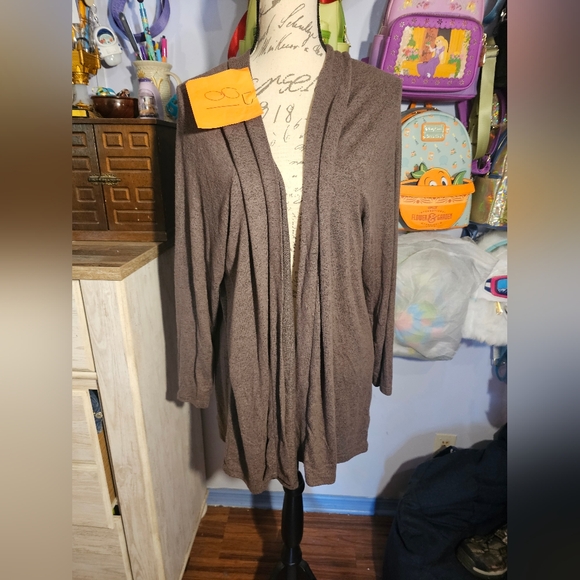 Moa Moa Womens Size 2x Brown Cardigan - Picture 1 of 7
